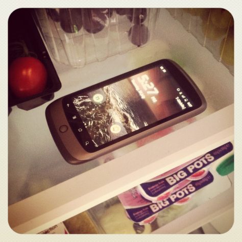 my Google Nexus One got so hot I had to put it in the fridge....